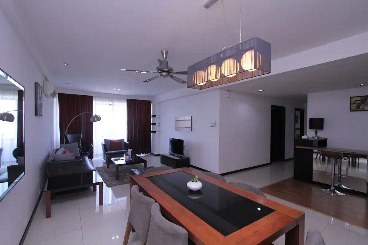 Likas Square Apartment Hotel Kota Kinabalu Kültér fotó